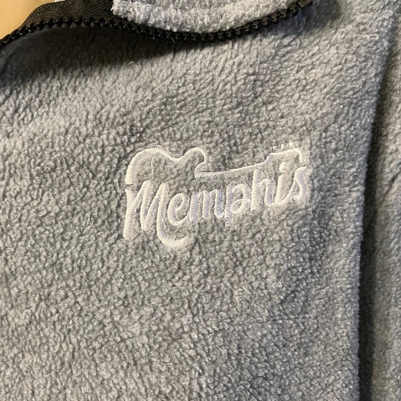 Light gray Memphis fleece jackets w/pockets - Adult L - Picture 3 of 15